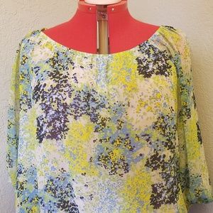 Alex Marie Floral Blouse - 2x